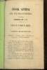 Conseil général des Hautes-Pyrénées, session de 1858 - Affaire des Ecuries de la Préfecture. Collectif