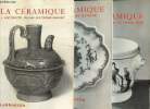 "La Céramique, tomes I à III (3 volumes) : Antiquité, Islam, Extrême-Orient / La faïence en Europe / La faïence fine & la porcelaine (Collection ""Les ...