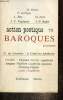 Action Poétique n°73 : Baroques au présent. Deluy Henri & Collectif