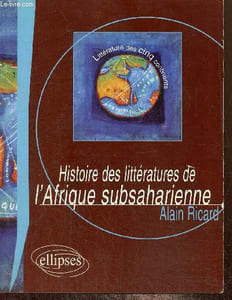 Histoire des littératures de l'Afrique subsaharienne