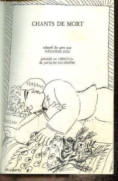 "Chants de mort, précédé de ""Nekuya"" de Jacques Lacarrière". Collectif