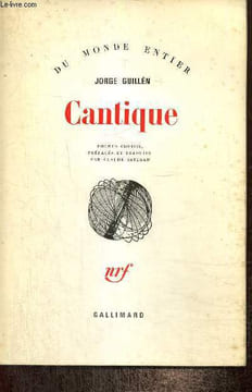 "Cantique (Collection ""Du monde entier"")". Guillén Jorge