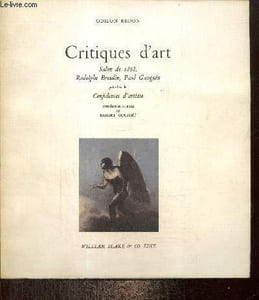 Critiques d'art - Salon de 1868, Rodolphe Bresdin, Paul Gauguin, précédés de Confidences d'artiste