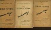 Les feuilles d'automne, tomes I, II et III (Victor Hugo, n°116 à 118). Hugo Victor
