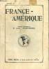 France-Amérique, n°13 (janvier 1911) : Le Mexique et la France / Les chemins de fer du Mexique / Chroniques de Paris / Les poètes canadiens et les ...
