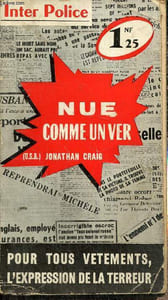 "Nue comme un ver (The case of the nervous nude) (Collection ""Inter-Police"", n°61)"