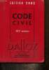 Code civil, 101e édition. Collectif