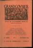 Grandgousier, 4e année, n°6 (novembre 1937) : Montaigne à table et en voyage (Epistémon) / Restaurants et restaurés (fin) (Camille La Broue) / Une âme ...