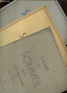 Calme et sommeil dans l'art moderne, tomes I à III (3 volumes) : La peinture, Le dessin, La sculpture