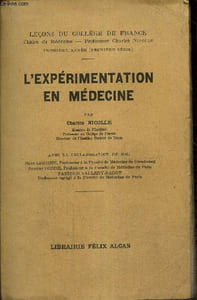 L'expérimentation en médecine (Leçons du Collège de France)
