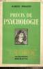 "Précis de psychologie (Collection ""Cours de psychologie"")". Burloud Albert