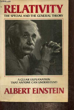Relativity, the Special and General Theory - A Popular Exposition. Einstein Albert