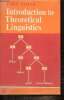 Introduction to Theoretical Linguistics. Lyons John