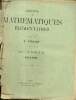 Journal de mathématiques élémentaires, 37e année, n°1 à 20, du 1er octobre 1912 au 15 juillet 1913. Vuibert H.