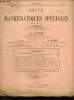 Revue de Mathématiques Spéciales, 33e année, n°1 (octobre 1922). Humbert E., Papelier G.