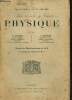 Physique - Classes de Mathématiques A et B et écoles du gouvernement - Programmes du 31 mai 1902. Bouasse H., Brizard L.