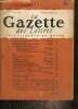 La Gazette des Lettres, intelligence du monde, 6e année, n°4 (15 janvier 1951). Collectif
