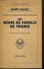 Traité d'anthroponymie française - Les noms de famille de France. Dauzat Albert
