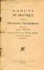 Manuel de pratique à l'usage des infirmières hospitalières préparé par Madame Vieillard pour ses élèves de l'école Pasteur Croix Rouge Française ...
