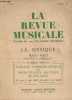 La revue musicale n°216 année 1952 - La musique 1900-1950 documents du demi-siècle - numéro spécial tableau chronologique des principales oeuvres ...