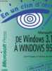 Microsoft de Windows 3.1 à Windows 95 - Collection en un clin d'oeil !. De Vos Jean-Claude et Maïthé