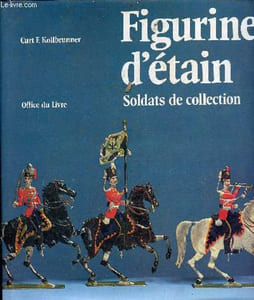 Figures d'étain soldats de collection.