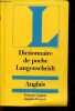 Dictionnaire de poche Langenscheidt - Français-Anglais / Anglais-Français.. La rédaction Langenscheidt