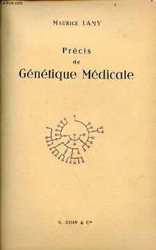 Précis de génétique médicale.. Lamy Maurice