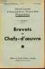 Brevets et chefs-d'oeuvre - Brochures d'éducation nouvelle populaire n°42 janvier 1949.. C.Freinet