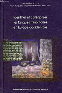 Identifier et catégoriser les langues minoritaires en Europe occidentale.