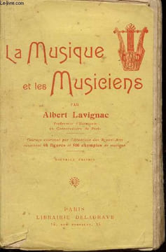 La Musique et les Musiciens - Nouvelle édition.. Lavignac Albert
