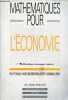 Mathématiques pour l'économie - Tome 1 : Mathématiques économiques linéaires - cours,applications,problèmes résolus.. P.Bance & M.Dobrzynski-Dupont & ...