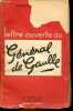 Lettre ouverte au Général de Gaulle.. Gugenheim Jacques