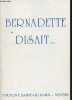 Bernadette disait ... Nevers - Saint-Gildard.. Collectif