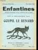 Enfantines n°107 novembre 1945 - Goupil le renard.. Collectif