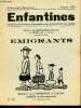 Enfantines n°22 juillet 1930 - Emigrants.. Collectif
