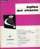 Eglise qui chante n°51 janvier février 1964 - Carême - La vie de l'ASA - le Concile et le chant sacré des fidèles - les genres musicaux dans le chant ...