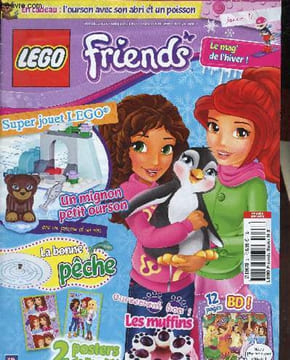 Lego Friends Super n°3 - Bd bonne année - prepare de savoureux muffins - devine comment commencera l'année - fais de l'hiver une saison au top - 2 ...