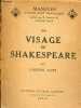 Visage de Shakespeare - Collection masques cahiers d'art dramatique n°13.. Baty Gaston