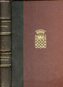 Histoire d'Italie de l'empire romain jusqu'à nos jours - Collection Bibliothèque historique.. A.Savelli
