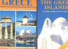 Lot de 2 livres : Grece guide historique illustré des sites archéologiques et des monuments (français) + The Greek islands a traveller's guide to all ...