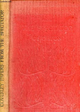 Coverley Papers from the spectator.. Addison Joseph