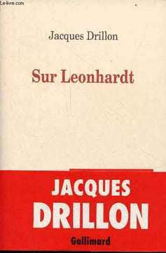 Sur Leonhardt - Collection l'infini.. Drillon Jacques