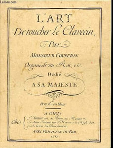 L'art de toucher le clavecin.