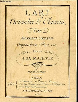 L'art de toucher le clavecin.. Couperin