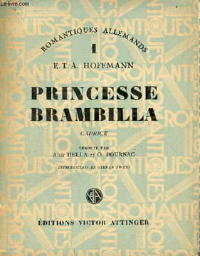 Princesse Brambilla caprice - Collection romantiques allemands n°1.. E.T.A. Hoffmann