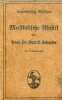 Musikalische akustik - sammlung göschen.. Dr.L.Schaefer Karl