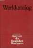 Deutscher Musikrat - Werkkatalog 2.fassung - Förderungsprojekt konzert des deutschen musikrates. Collectif