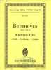 Trio C moll für pianoforte, violine und violoncell von Ludwig van Beethoven op.1 n°3 - Eulenburgs kleine partitur ausgabe n°124.. Van Beethoven Ludwig