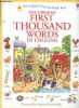 The usborne first thousand words in english.. Amery Heather